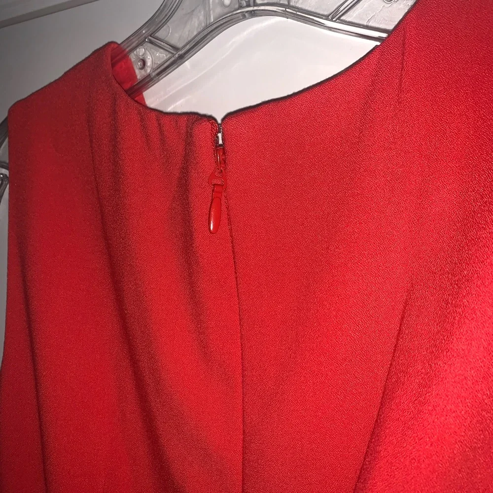 BCBGMAXAZARIA Coral Orange Red Mini Dress Women’s Size 2 Like New Condition - Picture 4 of 5